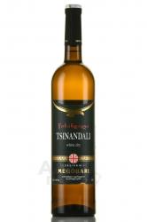Megobari Tsinandali - вино Мегобари Цинандали 0.75 л белое сухое