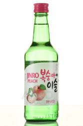 Jinro Peach Soju - водка Соджу Джинро со вкусом персика 0.36 л