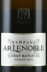 Champagne AR Lenoble Brut Nature - шампанское Шампань АР Ленобль Брют Натюр 0.75 л белое экстра брют