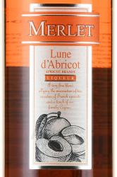 Merlet Lune d`Abricot - ликер Мерле Люн де Абрико 0.7 л