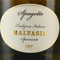 Spagotto Malvasia IGT - игристое вино Спаготто Мальвазия 0.75 л