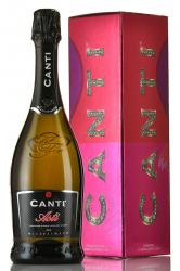 Canti Asti DOCG Flamingo Gift Box - игристое вино Канти Асти Фламинго 0.75 л в п/у
