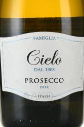 Cielo e Terra Prosecco Cielo - вино игристое Чело э Терра Просекко Чело 0.75 л белое брют