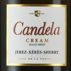 херес Sherry Candela Cream 0.75 л этикетка