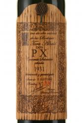 херес Sherry Toro Albala Don PX Seleccion Montilla-Moriles 1931 0.75 л этикетка