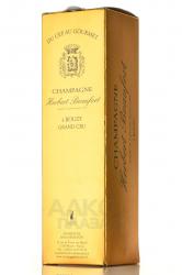 шампанское Herbert Beaufort Cuvee Yllen Brut Rose Bouzy Grand Cru 1.5 л подарочная упаковка