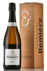 Demiere Divin Blanc de Blanc - шампанское Демьер Дивен Блан де Блан 0.75 л белое брют в п/у