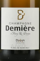 Demiere Divin Blanc de Noirs - шампанское Демьер Дивен Блан де Нуар 0.75 л белое брют