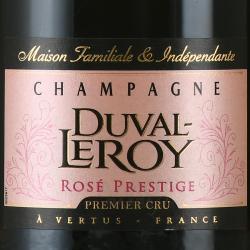 Duval Leroy Fleur de Champagne Rose - шампанское Дюваль-Леруа Флер Де Шампань Розе 0.75 л