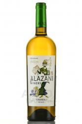 Вино Цинандали Алазани Вайнери 0.75 л белое сухое 