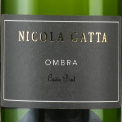 Nicola Gatta Ombra Cuvee Brut 30 lune - вино игристое Никола Гатта Омбра Кюве Брют 30 лун 0.75 л белое брют
