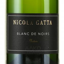 Nicola Gatta Blanc de Noir Nature 70 Lune - вино игристое Никола Гатта Блан де Нуар Натюр 70 лун 0.75 л белое брют