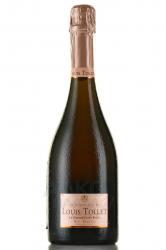 Champagne Louis Tollet La Grande Cuvee Rose Grand Cru Brut - шампанское Шампань Луи Тойе Ля Гранд Кюве Розе Гран Крю Брют 0.75 л брют розовое