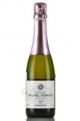 Champagne Michel Forget Rose Brut Premier Cru - шампанское Шампань Мишель Форже Розе Брют Премье Крю 0.375 л розовое брют