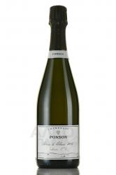 Champagne Ponson Barbaries Blanc de Blancs Premier Cru - шампанское Шампань Понсон Барбари Блан де Блан Премьер Крю 0.75 л белое экстра брют