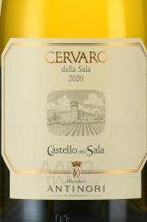 вино Antinori Cervaro Castello della Sala 0.75 л этикетка