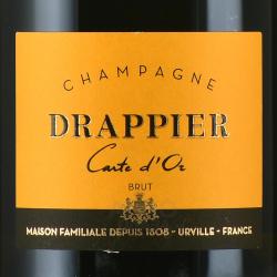 Drappier Brut Cart d’Or - шампанское Драпье Брют Карт д’Ор 0.75 л