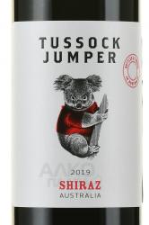 вино Tussock Jumper Shiraz 0.75 л этикетка