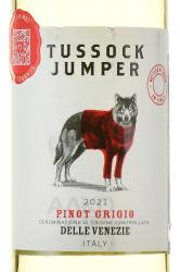 вино Tussock Jumper Pinot Grigio 0.75 л этикетка