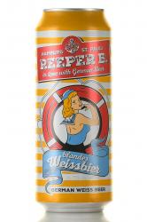 Reeper B. Weissbier - пиво Реепер Б. Вайсбир 0.5 л светлое нефильтрованное ж/б