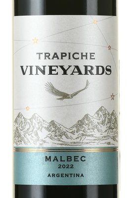 вино Трапиче Мальбек 0.75 л этикетка