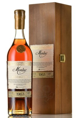 Monluc Armagnac 1963 - арманьяк Монлюк 1963 года 0.7 л