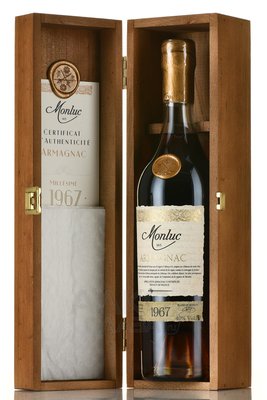 Monluc Armagnac 1967 - арманьяк Монлюк 1967 года 0.7 л