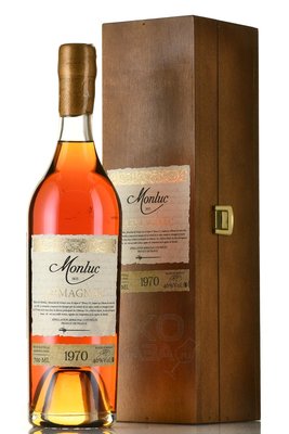 Armagnac Monluc 1970 - арманьяк Монлюк 1970 год 0.7 л в п/у дерево