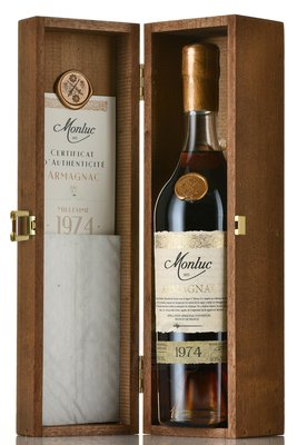 Monluc Armagnac 1974 - арманьяк Монлюк 1974 года 0.7 л