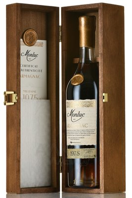 Monluc Armagnac 1975 - арманьяк Монлюк 1975 года 0.7 л