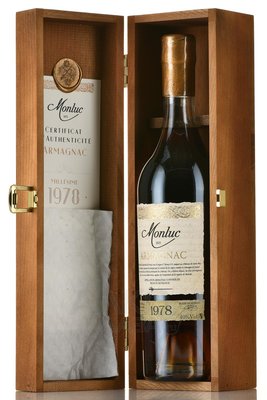 Monluc Armagnac 1978 - арманьяк Монлюк 1978 года 0.7 л