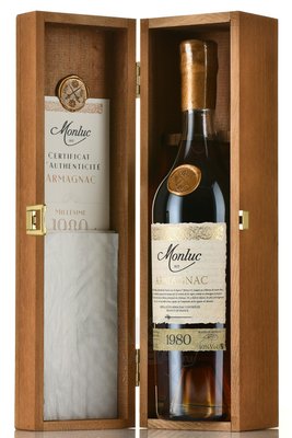 Monluc Armagnac 1980 - арманьяк Монлюк 1980 года 0.7 л