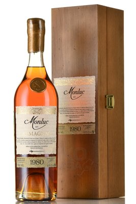 Monluc Armagnac 1980 - арманьяк Монлюк 1980 года 0.7 л