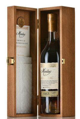 Monluc Armagnac 1983 - арманьяк Монлюк 1983 года 0.7 л