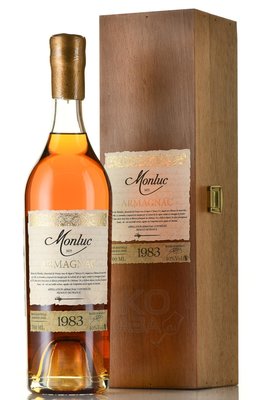 Monluc Armagnac 1983 - арманьяк Монлюк 1983 года 0.7 л