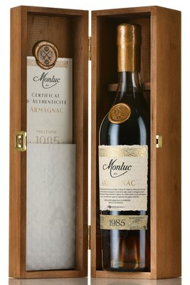 Monluc Armagnac 1985 - арманьяк Монлюк 1985 года 0.7 л