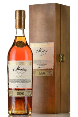 Monluc Armagnac 1986 - арманьяк Монлюк 1986 года 0.7 л