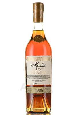 Monluc Armagnac 1986 - арманьяк Монлюк 1986 года 0.7 л