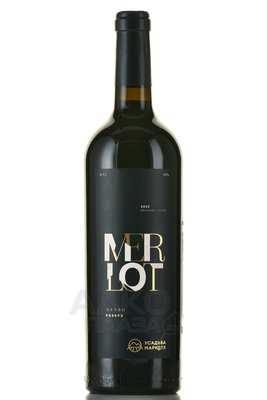 Вино Усадьба Маркотх Мерло Резерв 0.75 л красное сухое