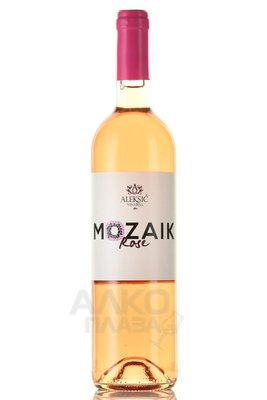 Aleksic Mozaik Rose - вино Алексич Мозаик Розе 0.75 л розовое сухое