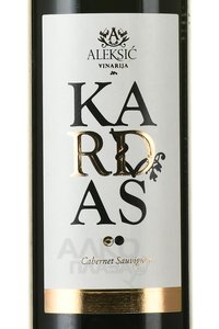 вино Алексич Кардаш 0.75 л красное сухое этикетка