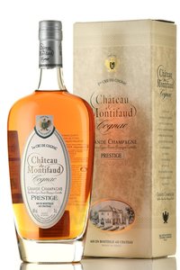 Chateau de Montifaud Prestige gift box - коньяк Шато де Монтифо Престиж 0.7 л в п/у