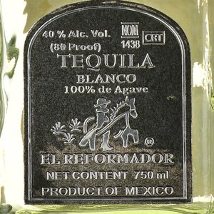  El Reformador Blanco 100% agave - текила Эль Реформадор Бланко 100% агава 0.75 л
