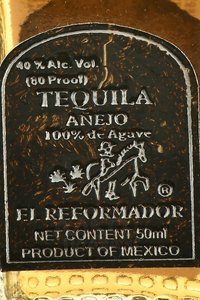  El Reformador Anejo 100% agave - текила Эль Реформадор Аньехо 100% агава 0.05 л