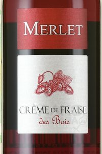 ликер Merlet Creme de Fraise 0.7 л этикетка