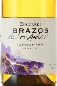 вино Zuccardi Brazos Torrontes 0.75 л этикетка