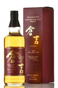 The Kurayoshi Pure Malt 12 years 0.7 л в подарочной коробке