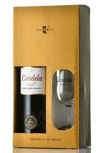 Sherry Candela Cream with glass - херес Кандела Крим 0.75 л с бокалом
