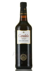 Sherry Candela Cream with glass - херес Кандела Крим 0.75 л с бокалом