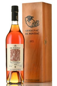 Bas-Armagnac De Pontiac 1973 - арманьяк Баз-Арманьяк де Понтьяк 1973 год 0.7 л в д/у